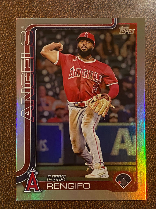 Luis Rengifo - 2025 Topps Series 1 - Rainbow Foil - Angels