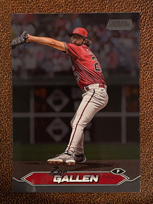 Zac Gallen - 2024 Topps Stadium Club - Black Foil - Diamondbacks