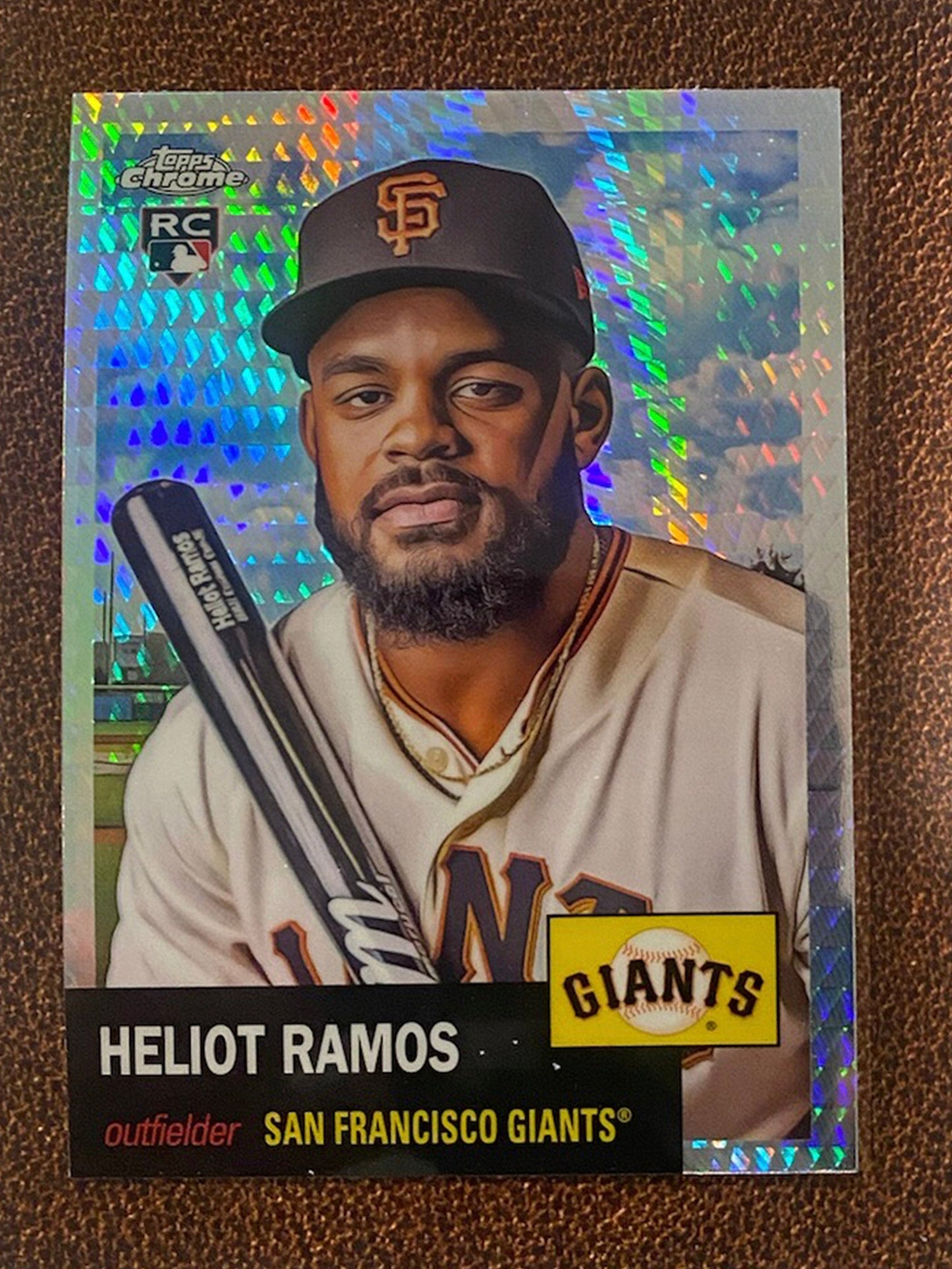 Heliot Ramos - 2022 Topps Chrome Platinum Anniversary - Prism Refractor - Giants