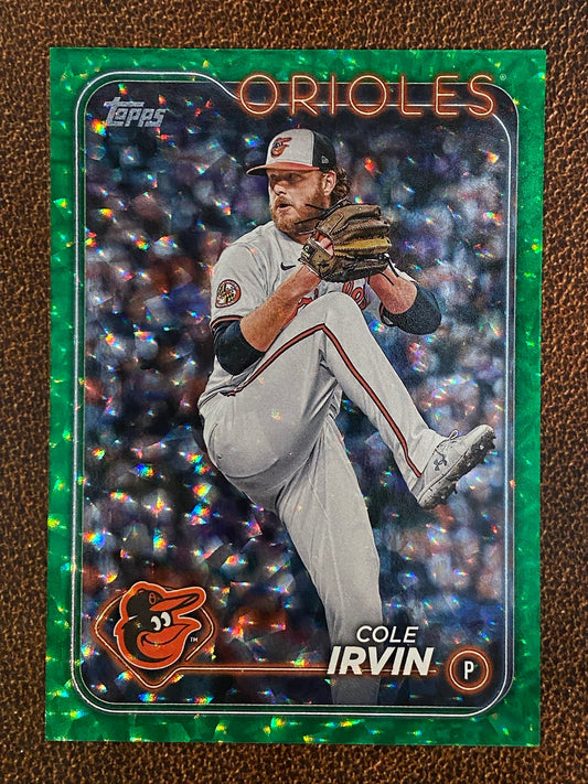 Cole Irvin - 2024 Topps Update - Green Foil /499 - Orioles