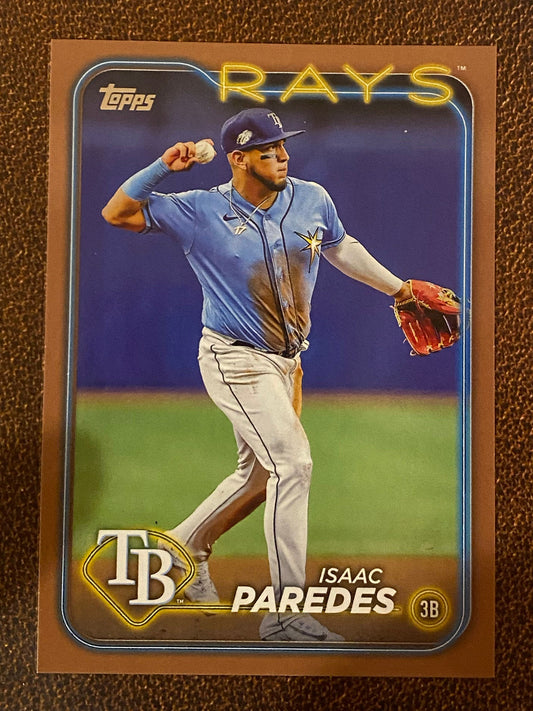 Isaac Paredes - 2024 Topps Series 2 - Gold /2024 - Rays