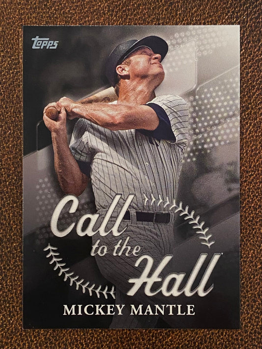 Mickey Mantle - 2025 Topps Series 1 - Call to the Hall - Yankees