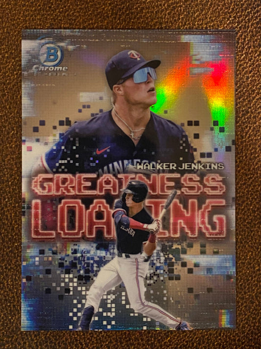 Walker Jenkins - 2025 Bowman - Greatness Loading - Twins