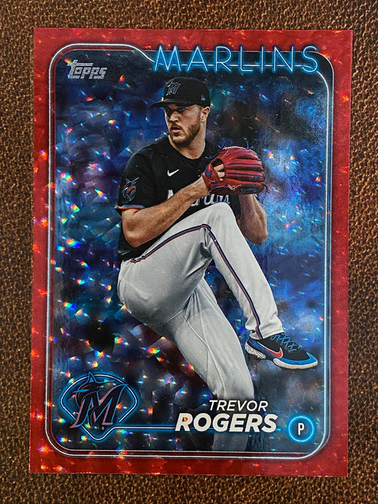 Trevor Rogers - 2024 Topps Update - Red Foil /199 - Marlins