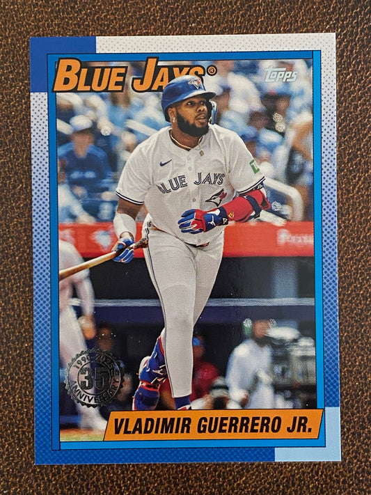 Vladimir Guerrero Jr. - 2025 Topps Series 1 - 1990 Insert - Blue Jays