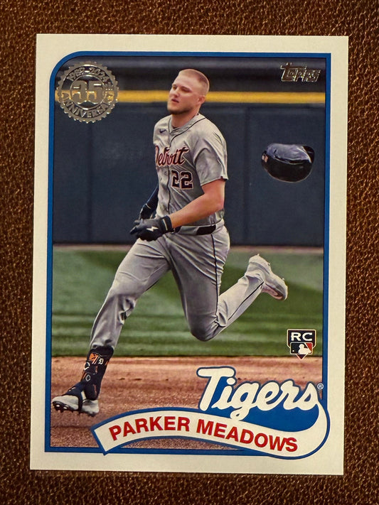 Parker Meadows - 2024 Topps Update - 1989 Insert - Tigers