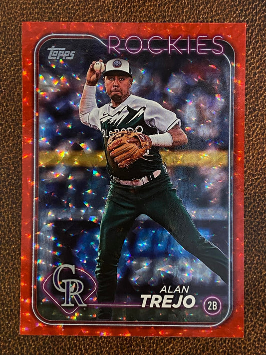 Alan Trejo - 2024 Topps Update - Red Foil /199 - Rockies