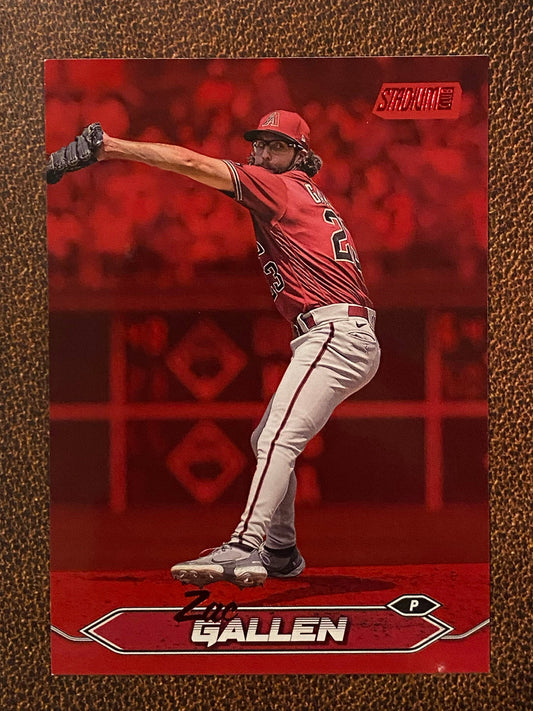 Zac Gallen - 2024 Topps Stadium Club - Red Foil - Diamondbacks