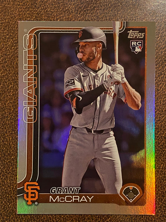 Grant McCray - 2025 Topps Series 1 - Rainbow Foil - Giants