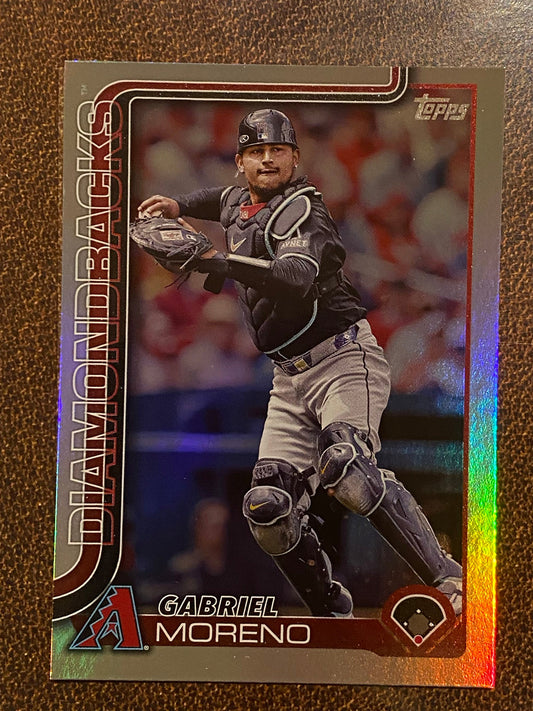 Gabriel Moreno - 2025 Topps Series 1 - Rainbow Foil - Diamondbacks