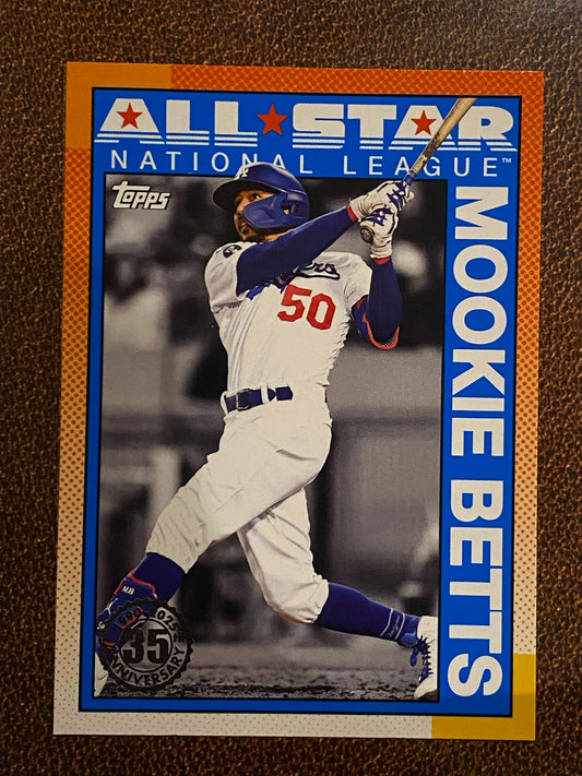 Mookie Betts - 2025 Topps Series 2 - 1990 All Star Insert - Dodgers