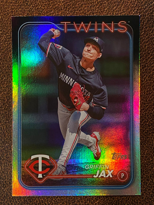 Griffin Jax - 2024 Topps Update - Rainbow Foil - Twins