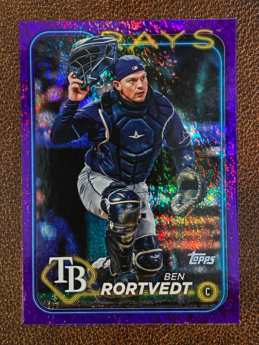 Ben Rortvedt - 2024 Topps Update - Purple Foil /799 - Rays