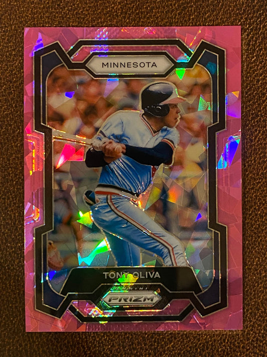 Tony Oliva - 2024 Panini Prizm - Pink Ice Mega - Twins
