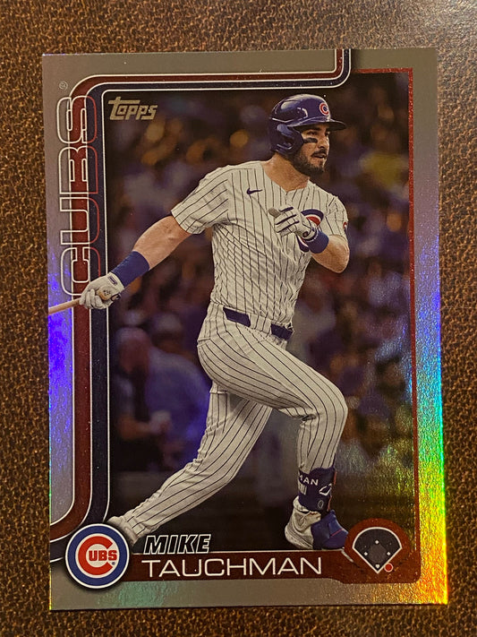 Mike Tauchman - 2025 Topps Series 1 - Rainbow Foil - Cubs