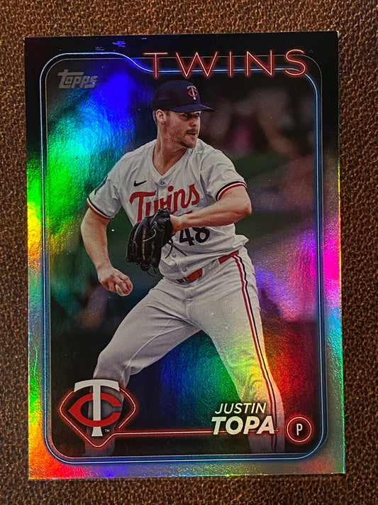 Justin Topa - 2024 Topps Update - Rainbow Foil - Twins