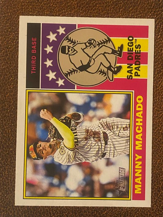 Manny Machado - 2025 Topps Heritage - Player Icon Insert - Padres
