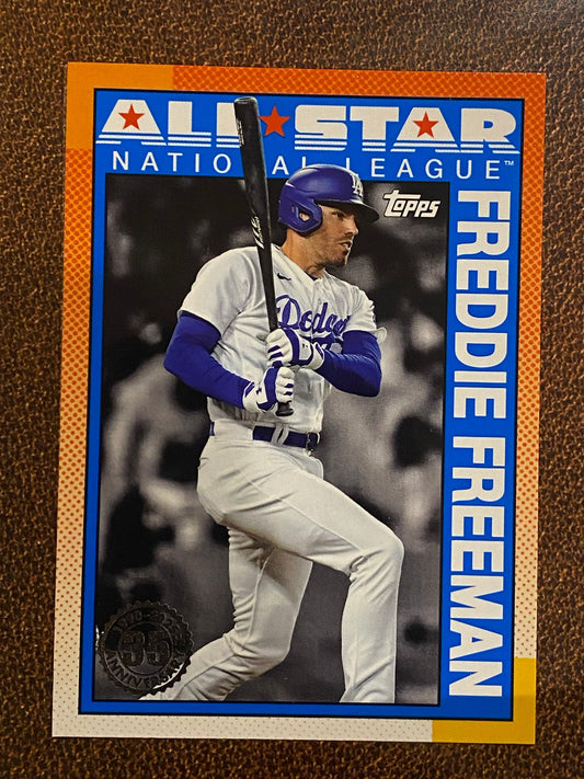Freddie Freeman - 2025 Topps Series 2 - 1990 All Star Insert - Dodgers