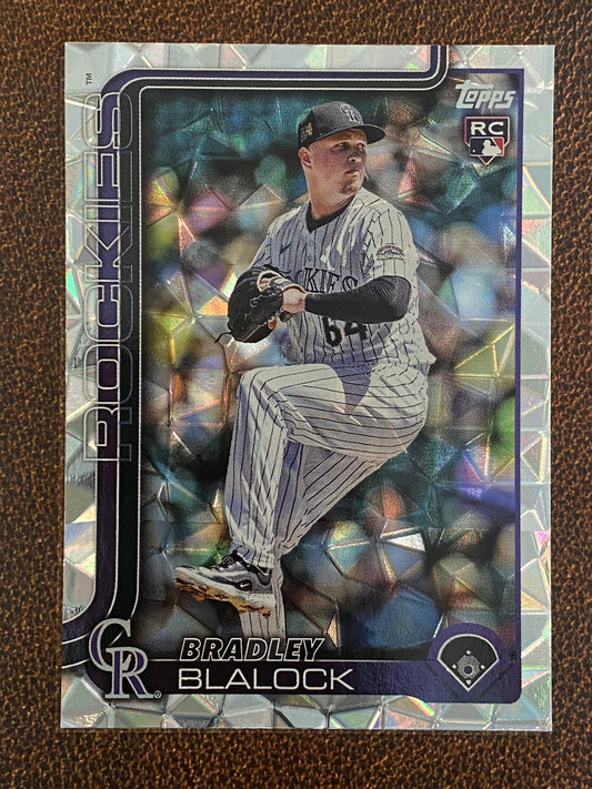 Bradley Blalock - 2025 Topps Series 1 - Diamante - Rockies