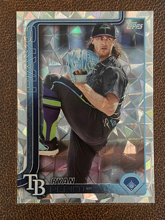 Ryan Pepiot - 2025 Topps Series 1 - Diamante - Rays