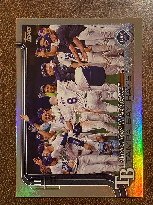 Tampa Bay Rays - 2025 Topps Series 1 - Rainbow Foil - Rays