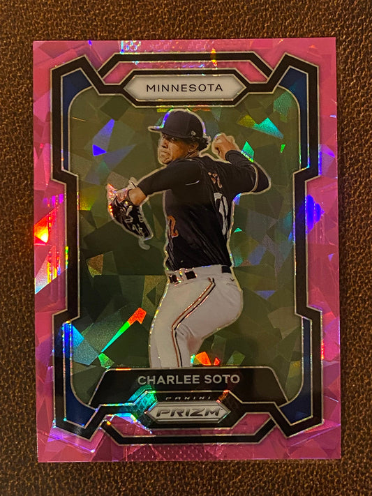 Charlee Soto - 2024 Panini Prizm - Pink Ice Mega - Twins