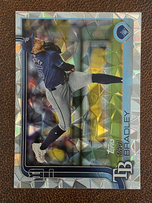 Taj Bradley - 2025 Topps Series 1 - Diamante - Rays