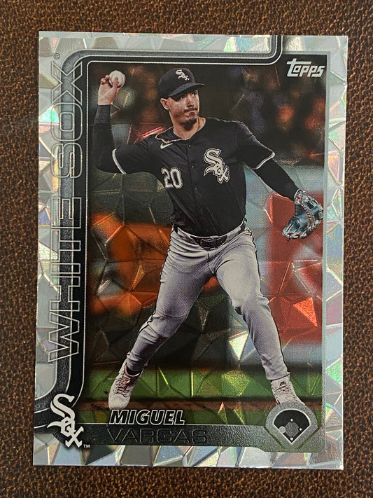 Miguel Vargas - 2025 Topps Series 1 - Diamante - White Sox