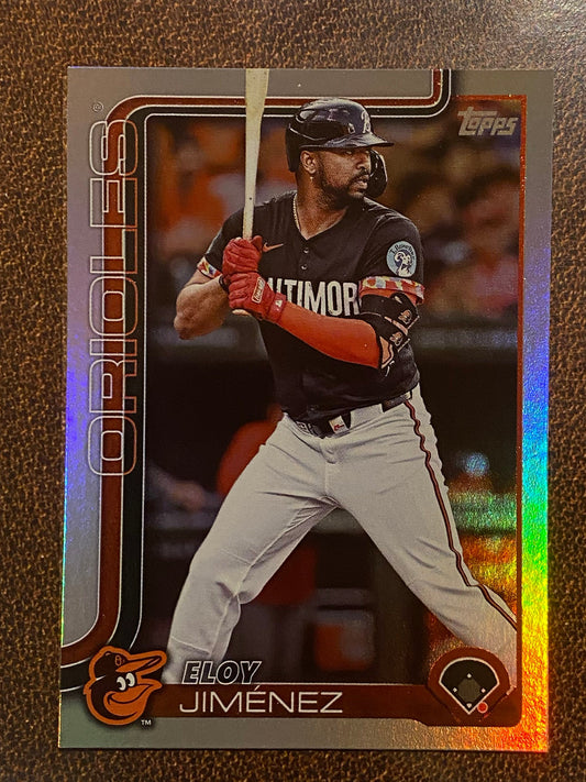 Eloy Jimenez - 2025 Topps Series 1 - Rainbow Foil - Orioles