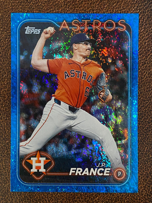 J.P. France - 2024 Topps Update - Blue Foil /999 - Astros