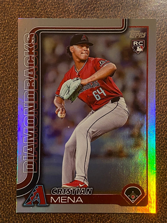 Cristian Mena - 2025 Topps Series 1 - Rainbow Foil - Diamondbacks
