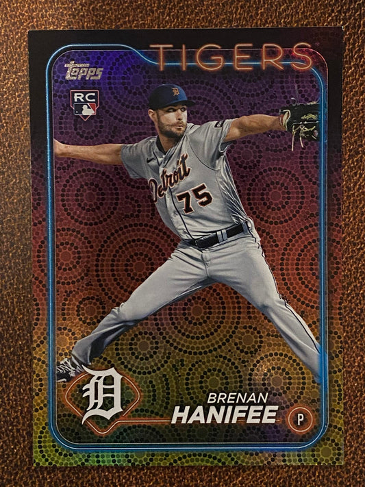 Brenan Hanifee - 2024 Topps Series 2 - Holiday Parallel - Tigers