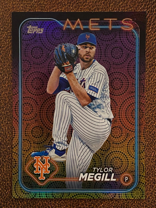 Tylor Megill - 2024 Topps Series 2 - Holiday Parallel - Mets