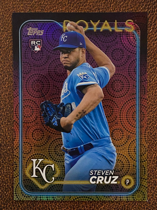 Steven Cruz - 2024 Topps Series 2 - Holiday Parallel - Royals