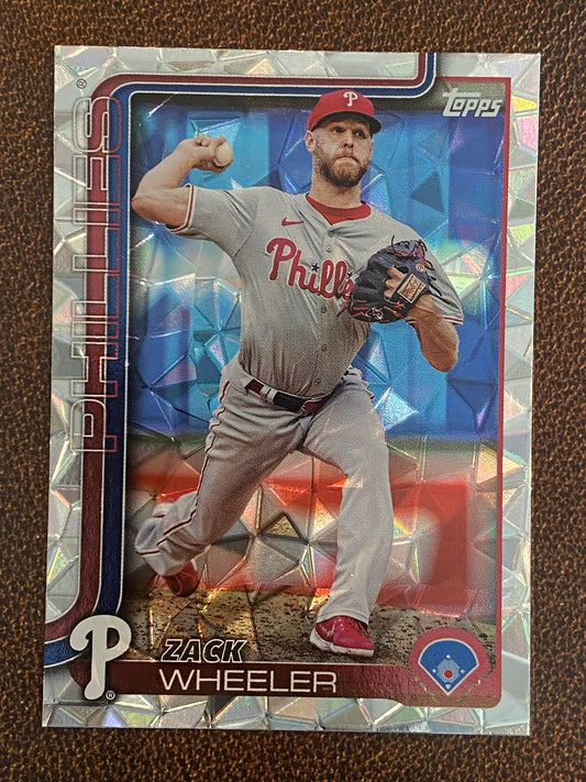 Zack Wheeler - 2025 Topps Series 1 - Diamante - Phillies