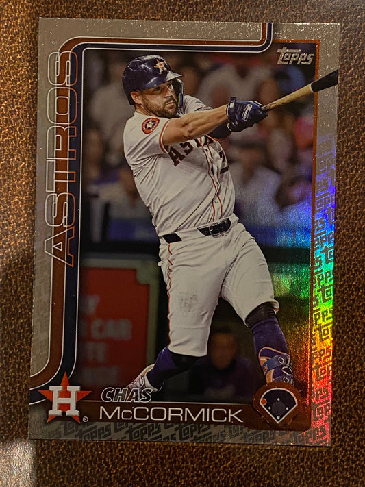 Chas McCormick - 2025 Topps Series 2 - Fanatics Exclusive Topps Foil Border - Astros