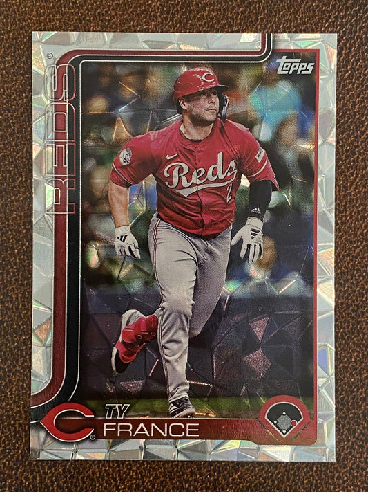 Ty France - 2025 Topps Series 1 - Diamante - Reds