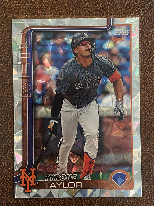 Tyrone Taylor - 2025 Topps Series 1 - Diamante - Mets