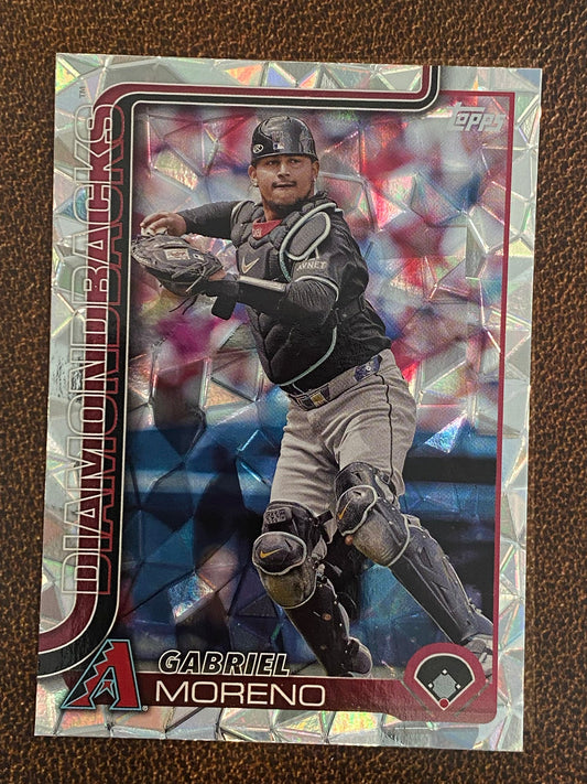 Gabriel Moreno - 2025 Topps Series 1 - Diamante - Diamondbacks