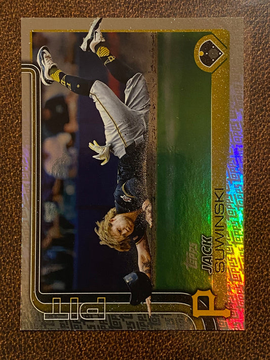 Jack Suwinski - 2025 Topps Series 2 - Fanatics Exclusive Topps Foil Border - Pirates