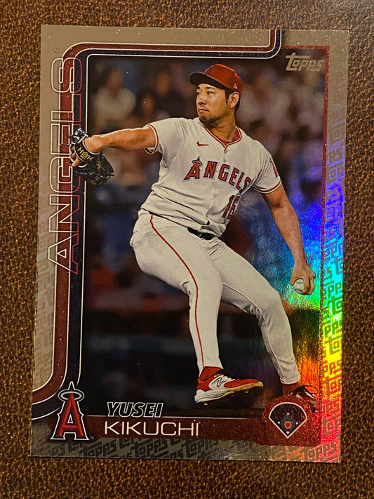 Yusei Kikuchi - 2025 Topps Series 2 - Fanatics Exclusive Topps Foil Border - Angels