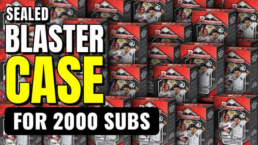 Celebrating 2,000 Subscribers with a Bowman Blaster Case Rip