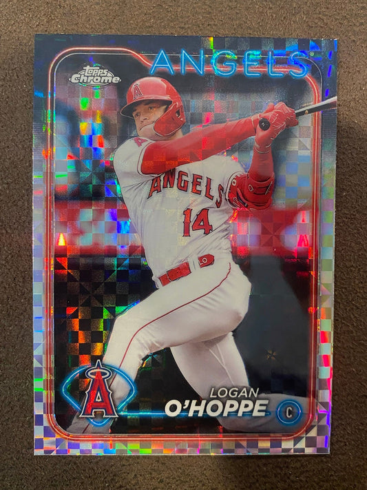 Logan O'Hoppe - 2024 Topps Chrome - XFractors - Angels