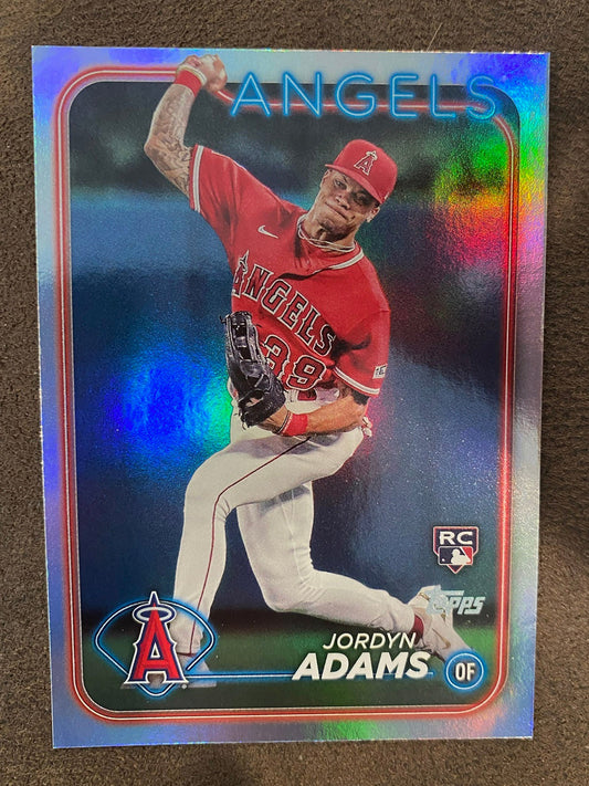 Jordyn Adams - 2024 Topps Series 2 - Rainbow Foil - Angels