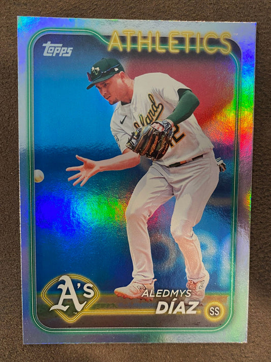 Aledmys Diaz - 2024 Topps Series 2 - Rainbow Foil - Athletics
