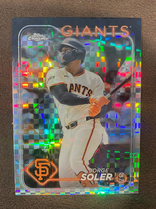 Jorge Soler - 2024 Topps Chrome - XFractors - Giants