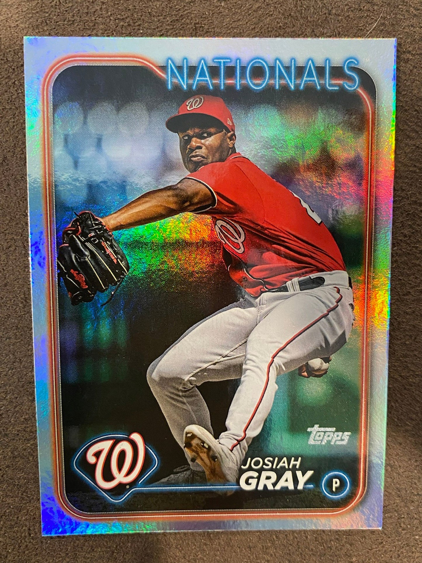 Josiah Gray - 2024 Topps Series 2 - Rainbow Foil - Nationals