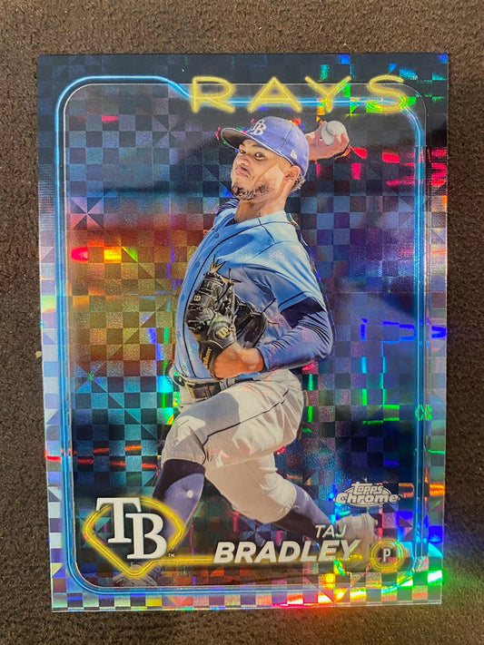 Taj Bradley - 2024 Topps Chrome - XFractors - Rays