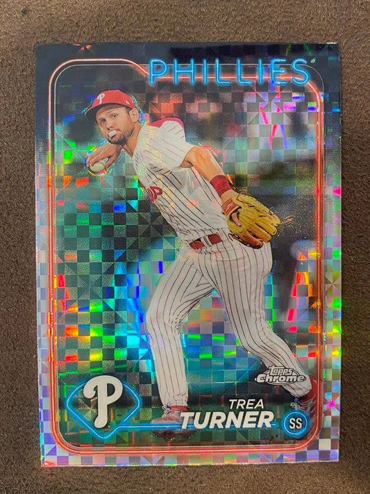 Trea Turner - 2024 Topps Chrome - XFractors - Phillies