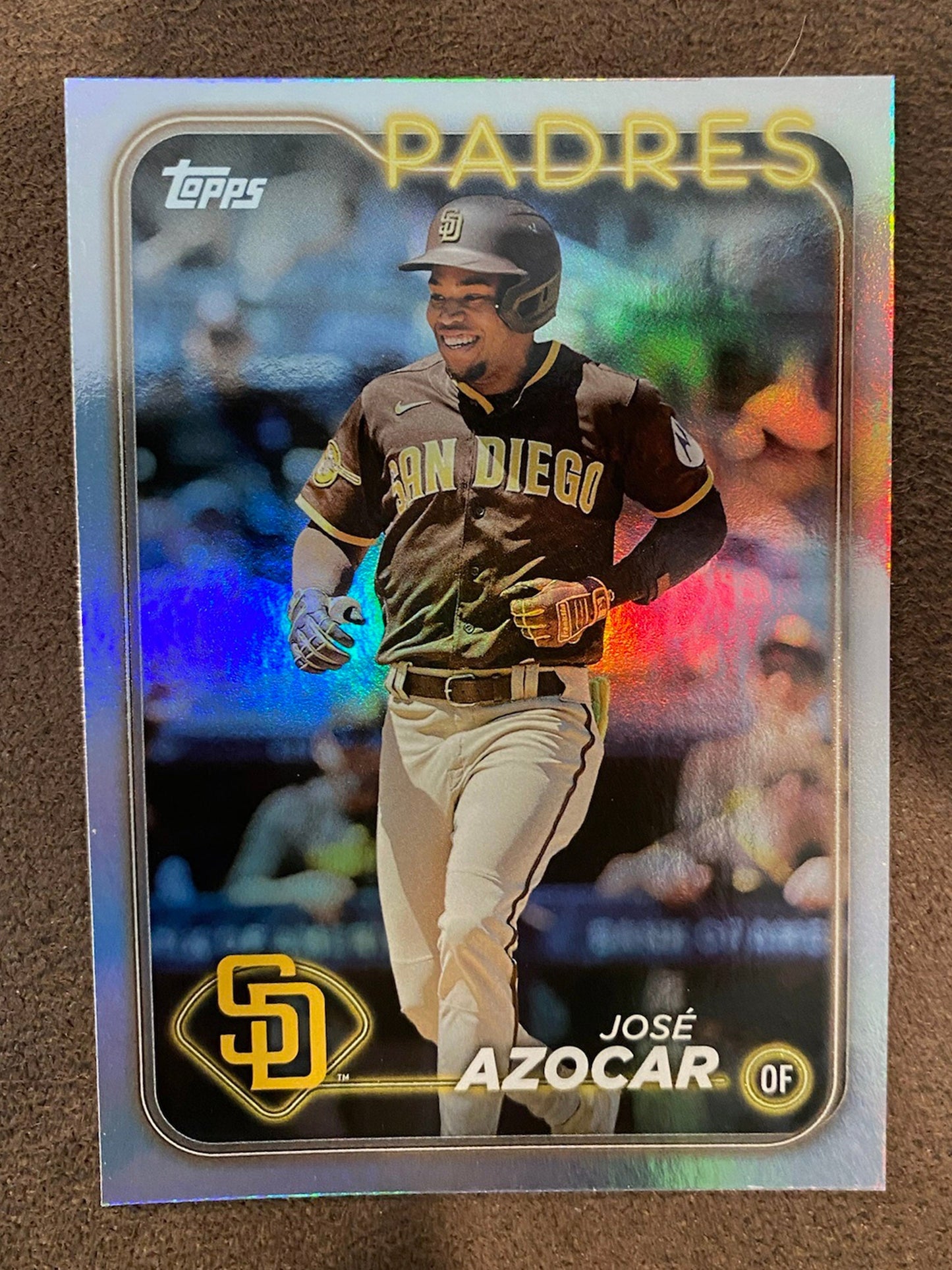 Jose Azocar - 2024 Topps Series 2 - Rainbow Foil - Padres